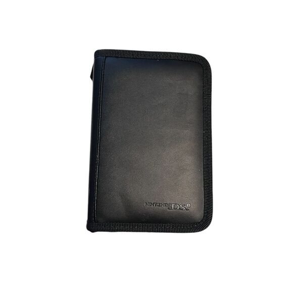 Nintendo DS black leather case (case only) - Picture 1 of 10